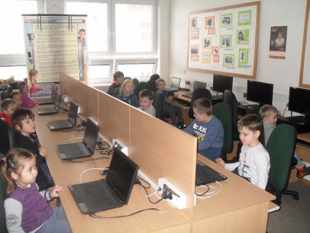 Vyučovacia hodina informatiky v ZŠ Kukučínova - 16.2.2017